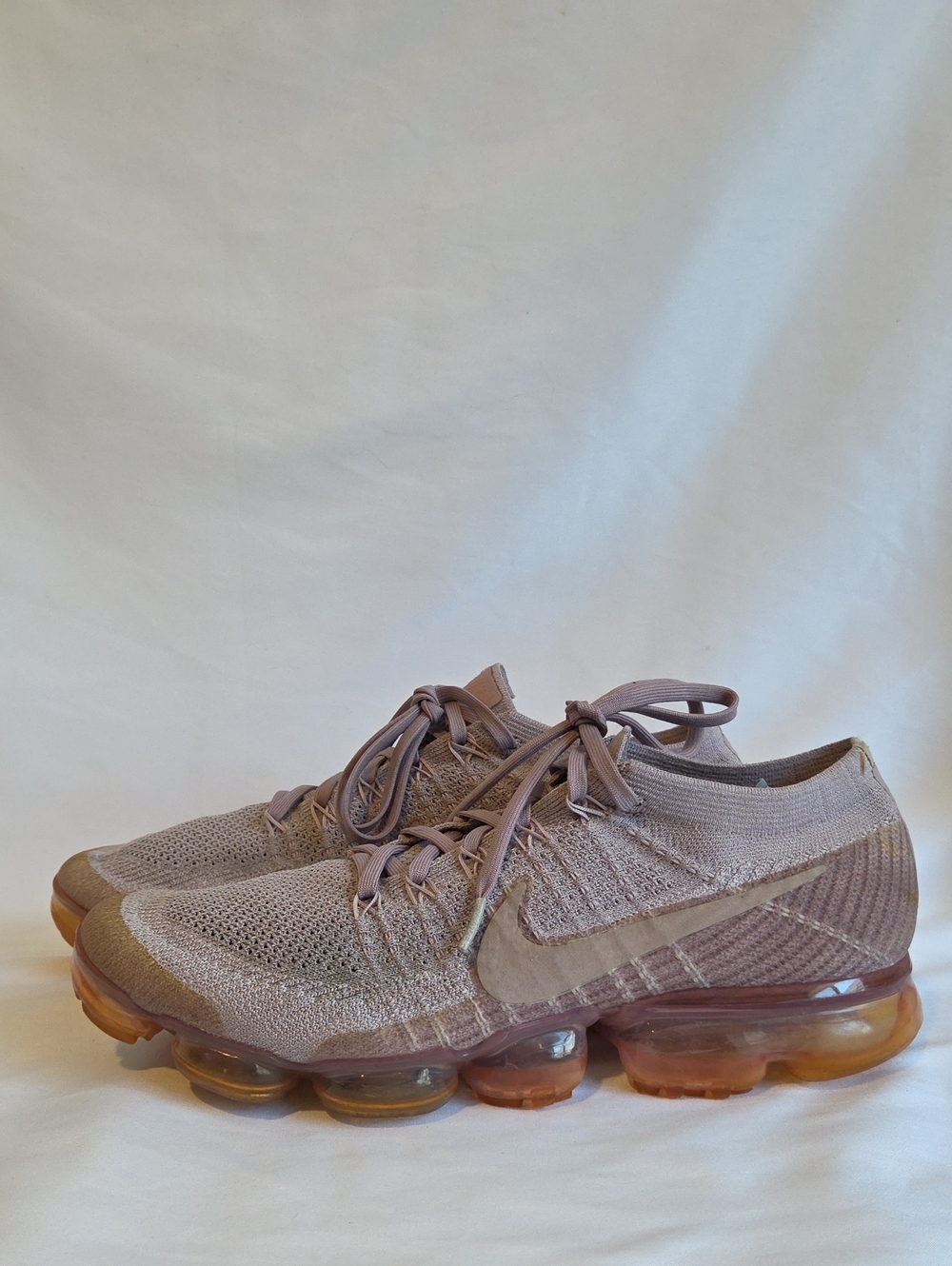 Nike Women's Flyknit VaporMax Sneaker - Mauve Taupe